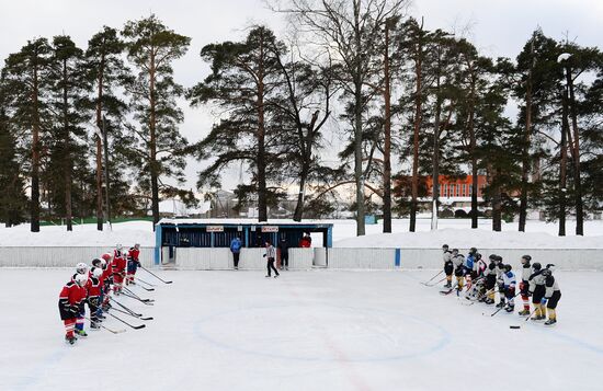 Amateur ice hockey players in the Nizhny Novgorod Region