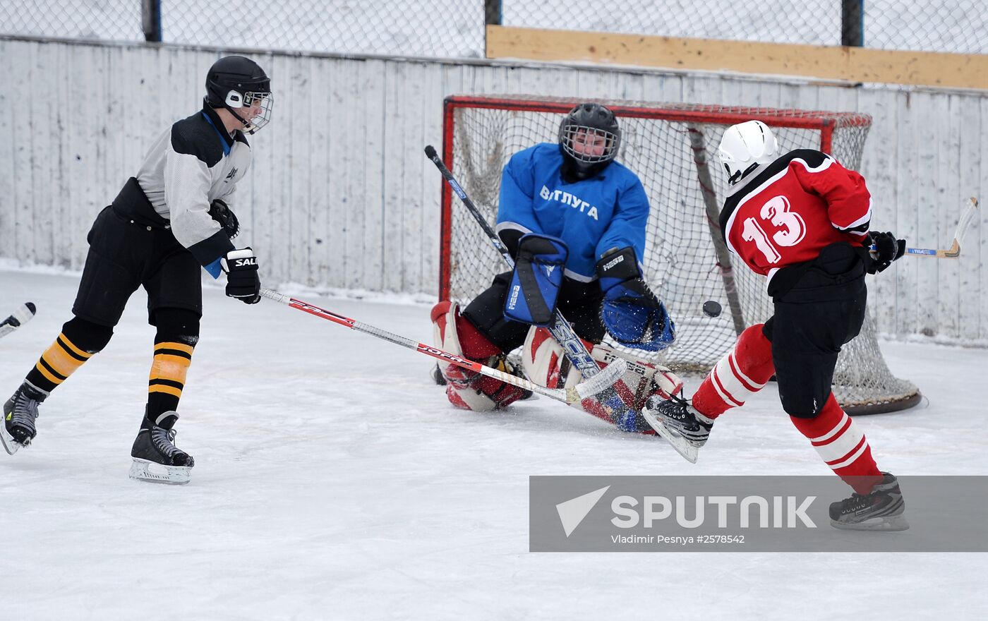 Amateur ice hockey players in the Nizhny Novgorod Region