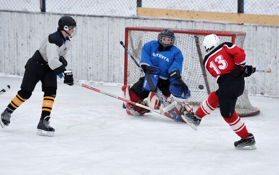 Amateur ice hockey players in the Nizhny Novgorod Region