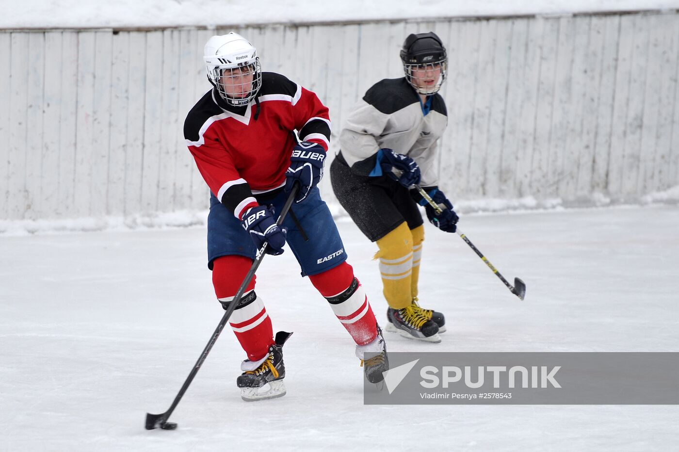 Amateur ice hockey players in the Nizhny Novgorod Region