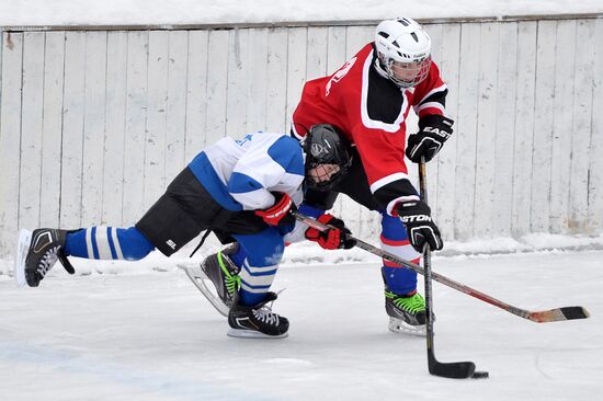 Amateur ice hockey players in the Nizhny Novgorod Region