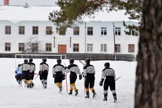 Amateur ice hockey players in the Nizhny Novgorod Region