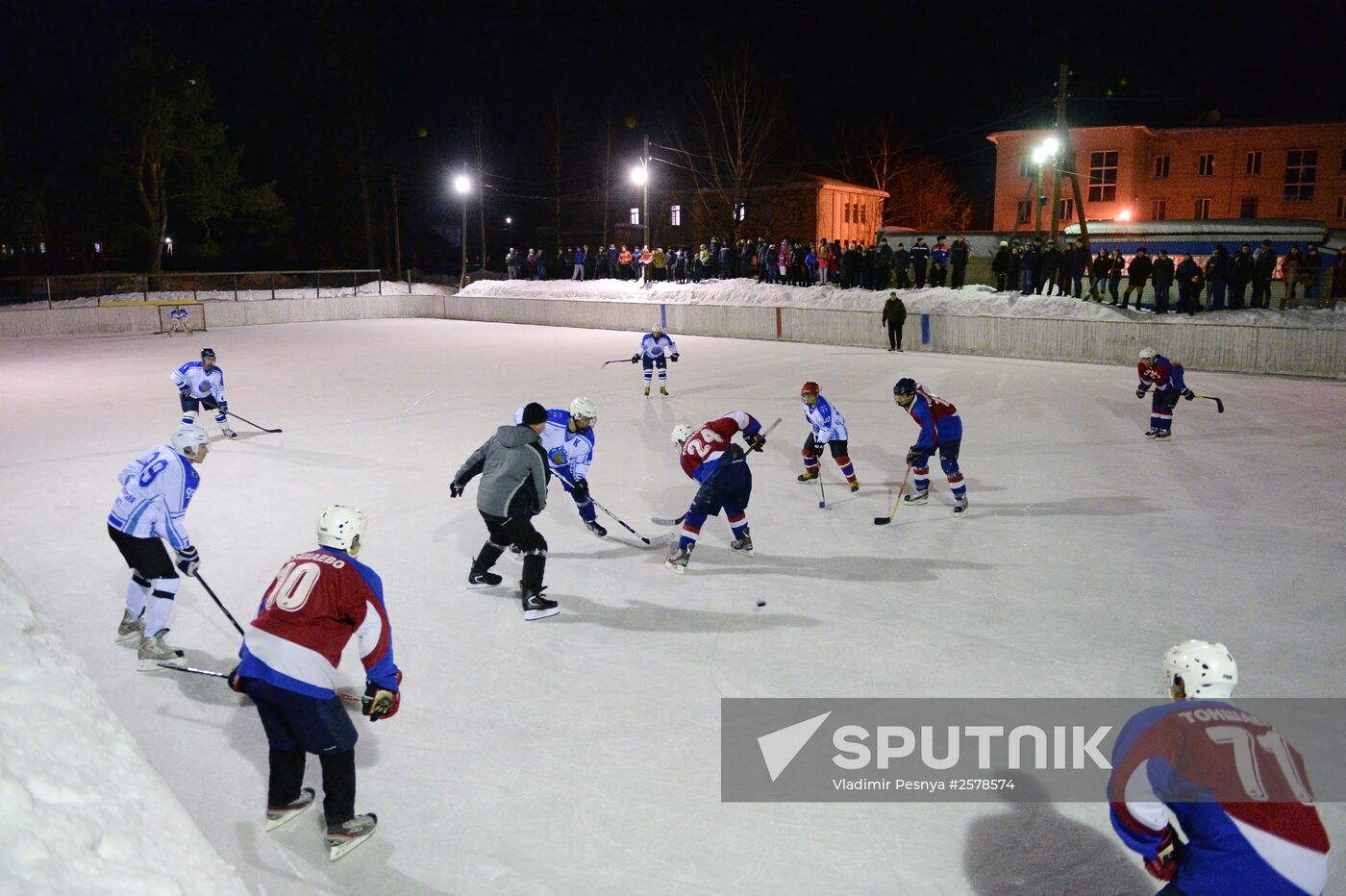 Amateur ice hockey players in the Nizhny Novgorod Region