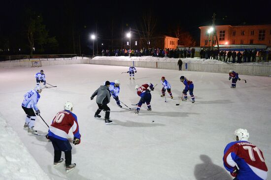 Amateur ice hockey players in the Nizhny Novgorod Region