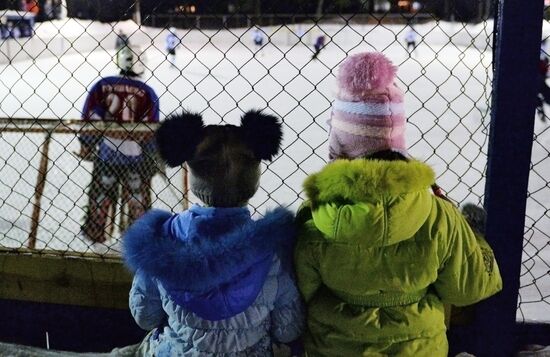 Amateur ice hockey players in the Nizhny Novgorod Region