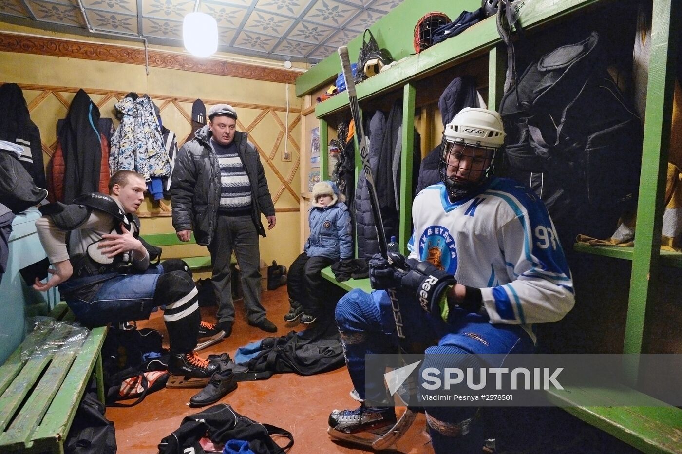 Amateur ice hockey players in the Nizhny Novgorod Region