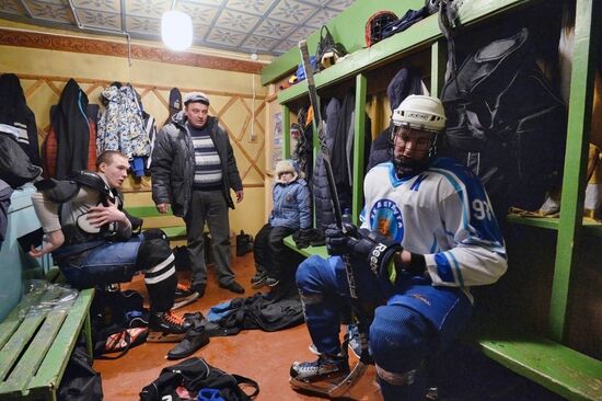 Amateur ice hockey players in the Nizhny Novgorod Region