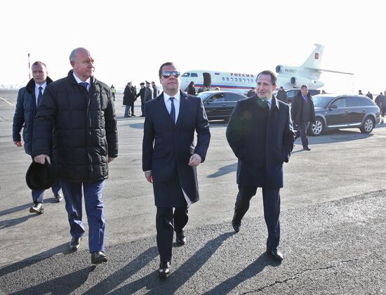 Prime Minister Dmitry Medvedev visits Samara