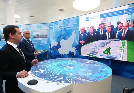 Prime Minister Dmitry Medvedev visits Samara
