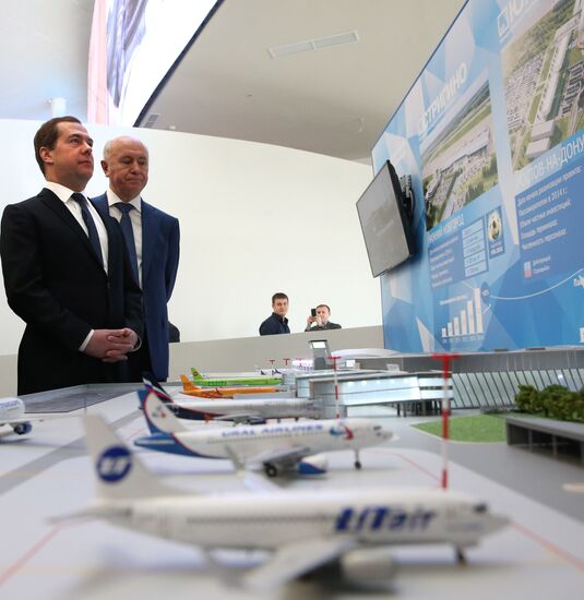 Prime Minister Dmitry Medvedev visits Samara