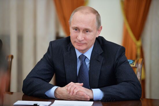 President Putin meets with ICRC President Maurer