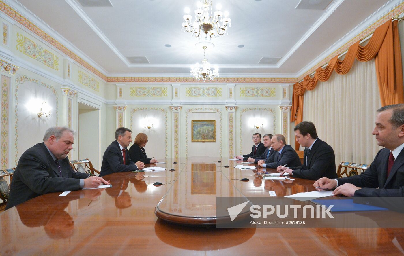 President Putin meets with ICRC President Maurer