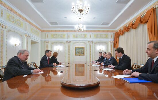 President Putin meets with ICRC President Maurer