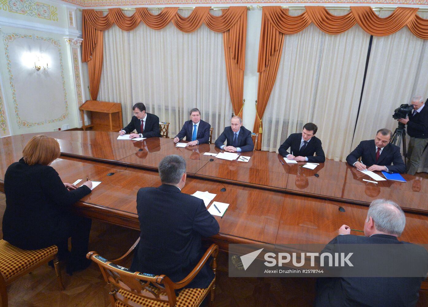 President Putin meets with ICRC President Maurer