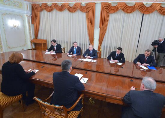 President Putin meets with ICRC President Maurer
