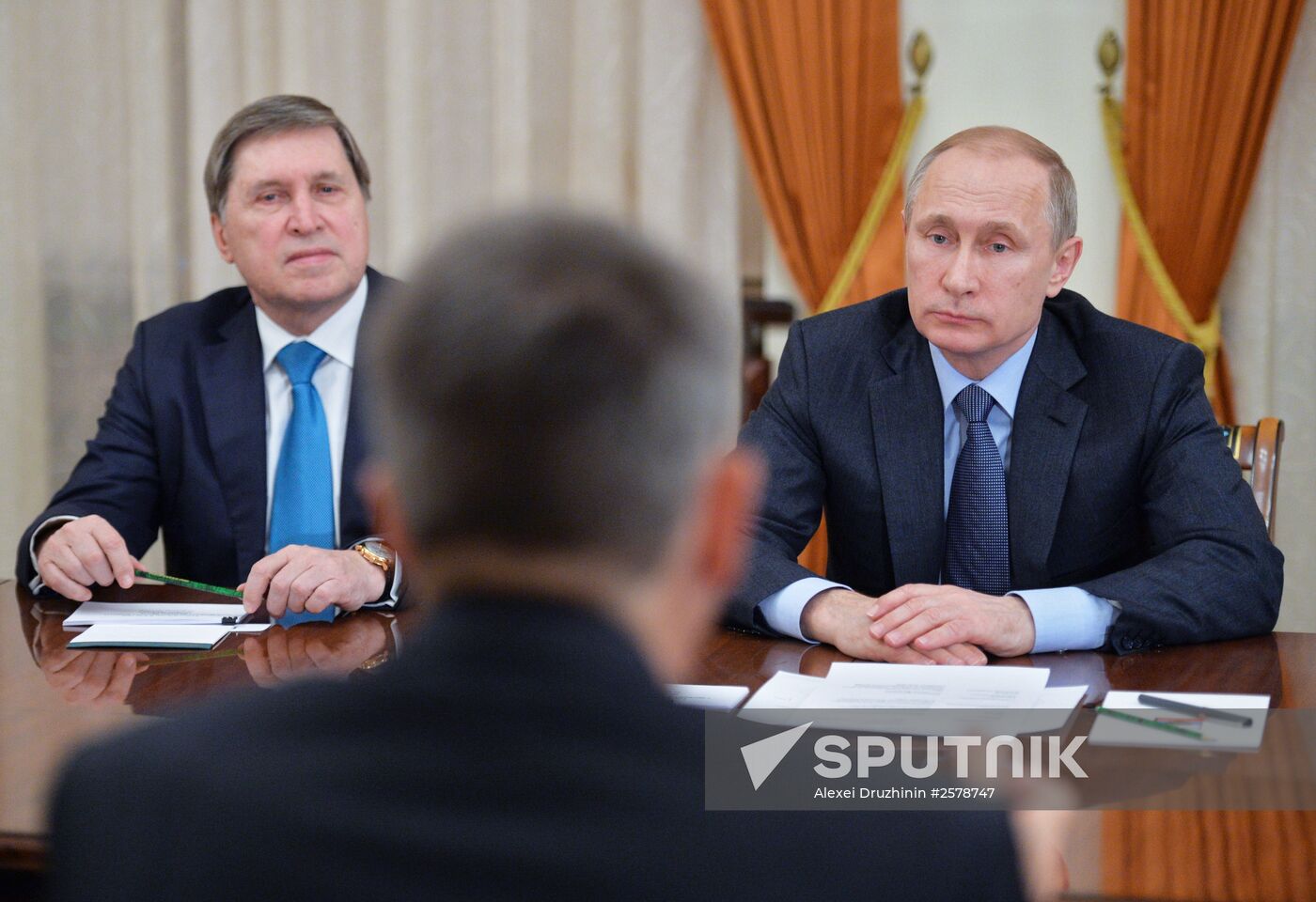 President Putin meets with ICRC President Maurer