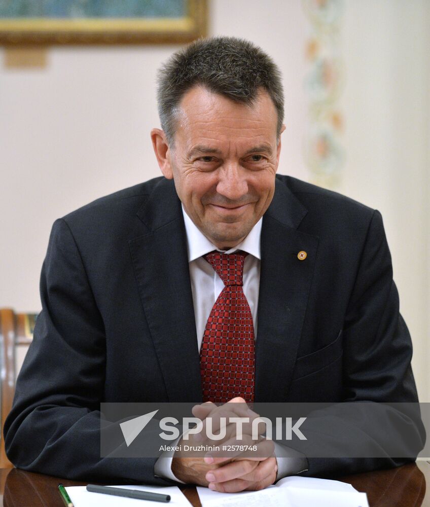 President Putin meets with ICRC President Maurer
