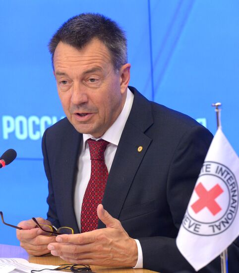 Press conference of ICRC President Peter Maurer