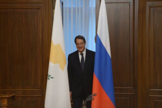Duma Speaker Sergei Naryshkin meets with Cypriot President Nicos Anastasiades