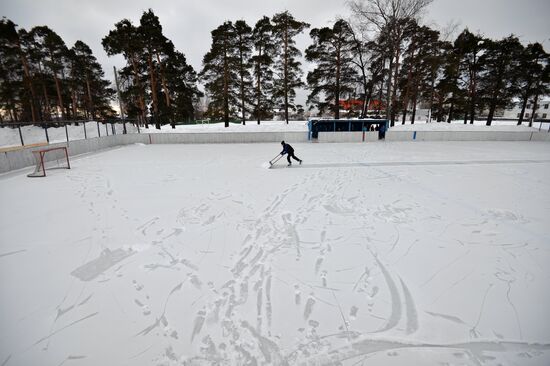 Amateur ice hockey players in the Nizhny Novgorod Region