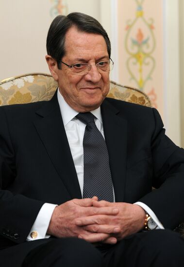 President Vladimir Putin holds Russian-Cypriot talks