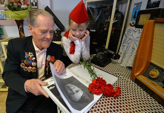 Veteran of Great Patriotic War Nikolai Titov