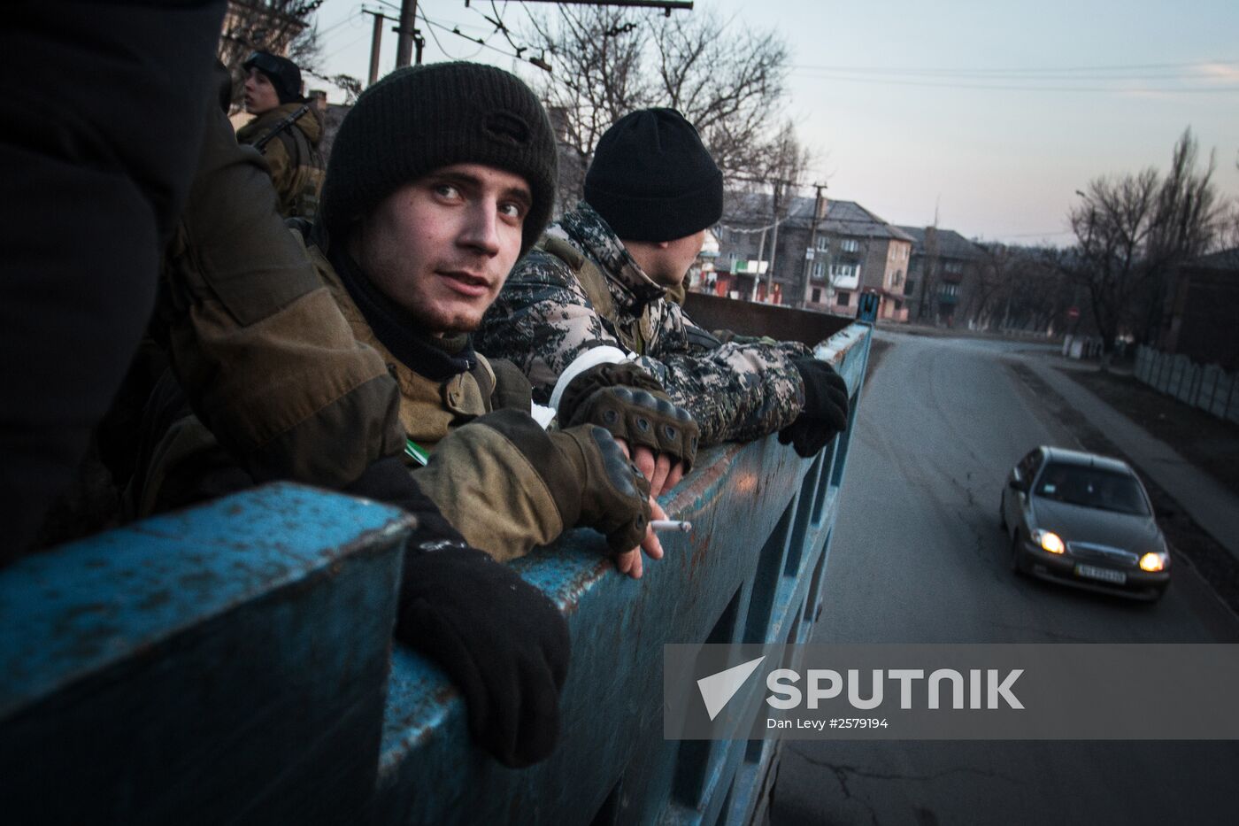 DPR self-defense forces in the Donetsk Region