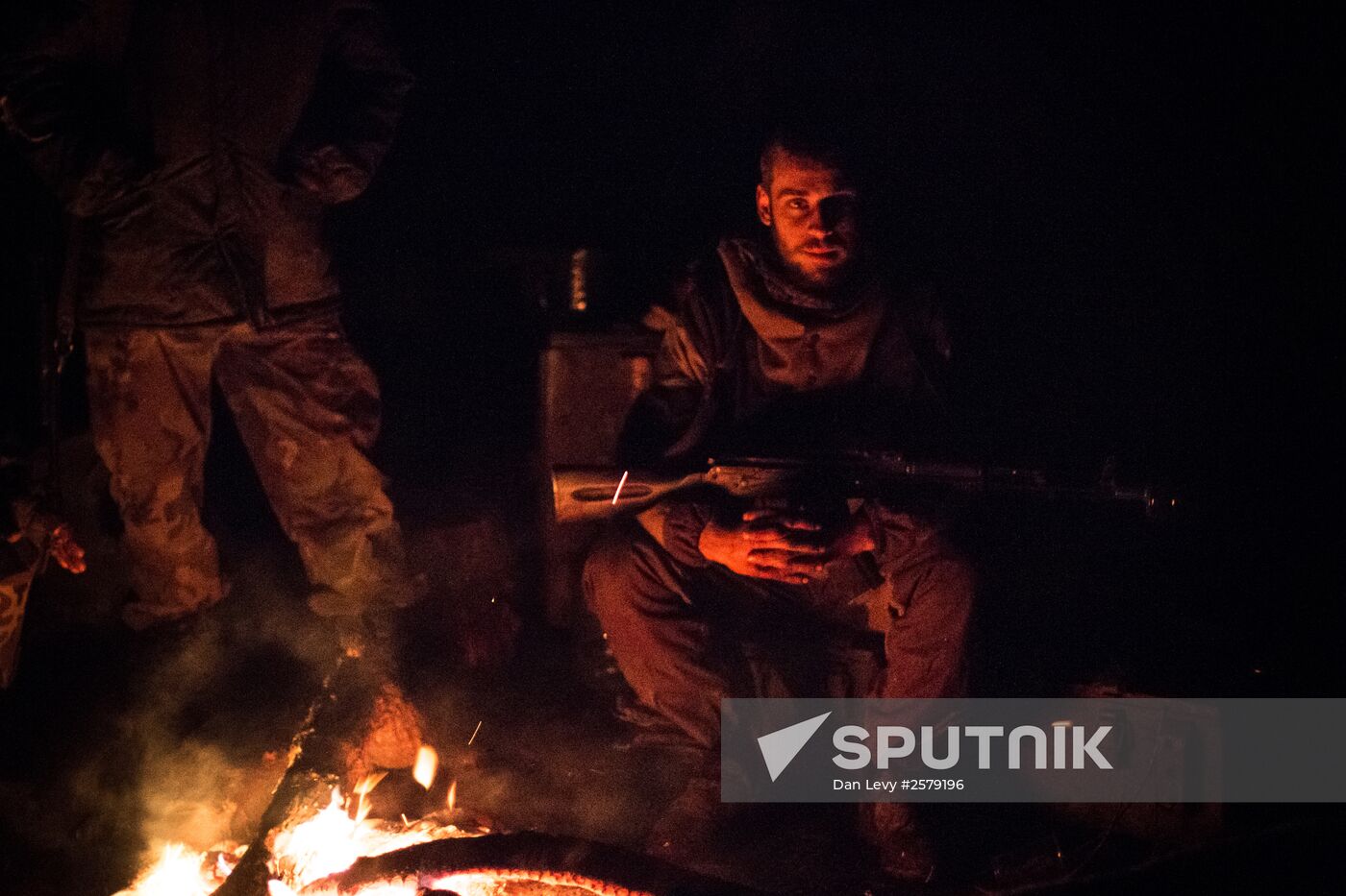 DPR self-defense forces in the Donetsk Region