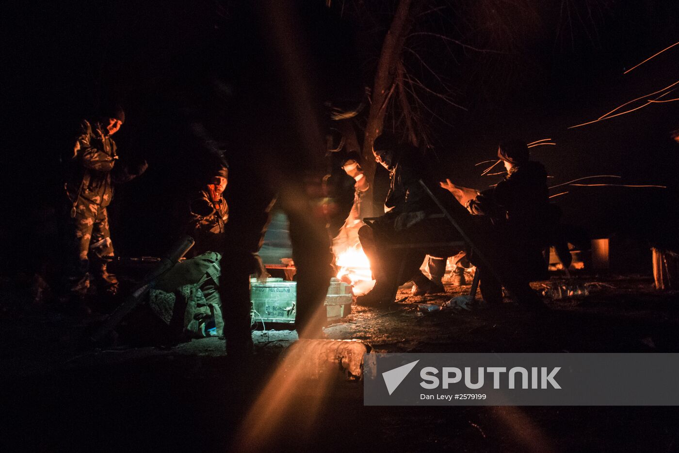 DPR self-defense forces in the Donetsk Region