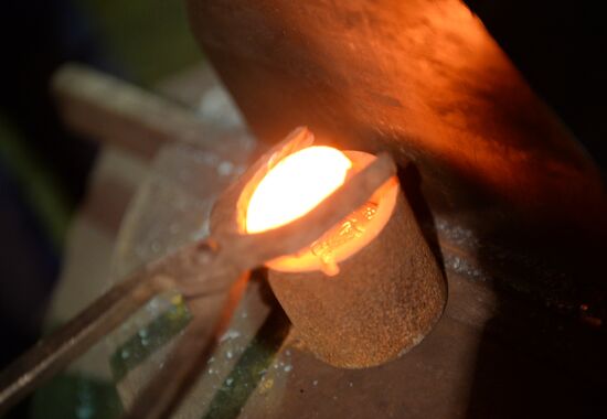 Ural blacksmith Alexander Lysyakov