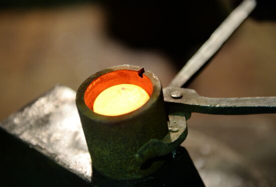Ural blacksmith Alexander Lysyakov