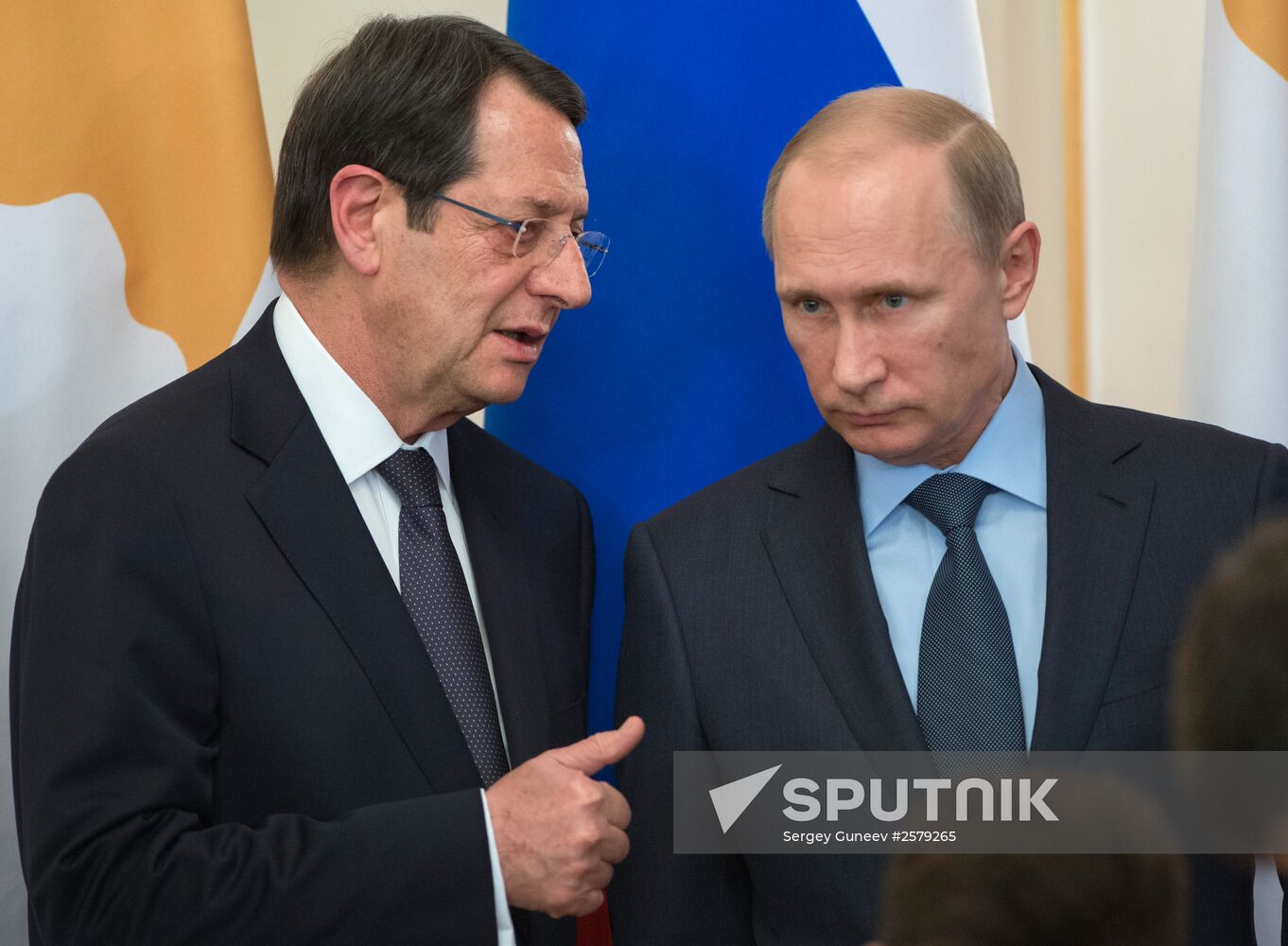 President Vladimir Putin holds Russian-Cypriot talks