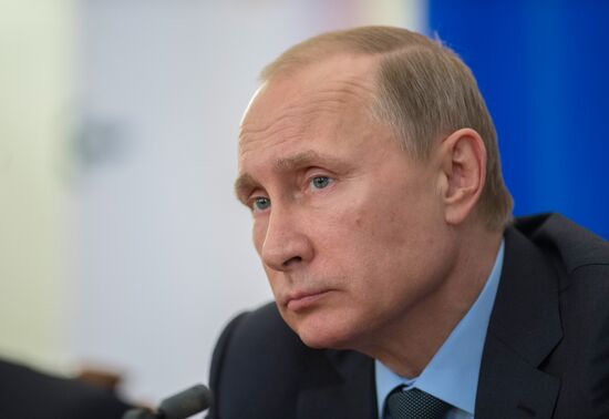 President Vladimir Putin holds Russian-Cypriot talks