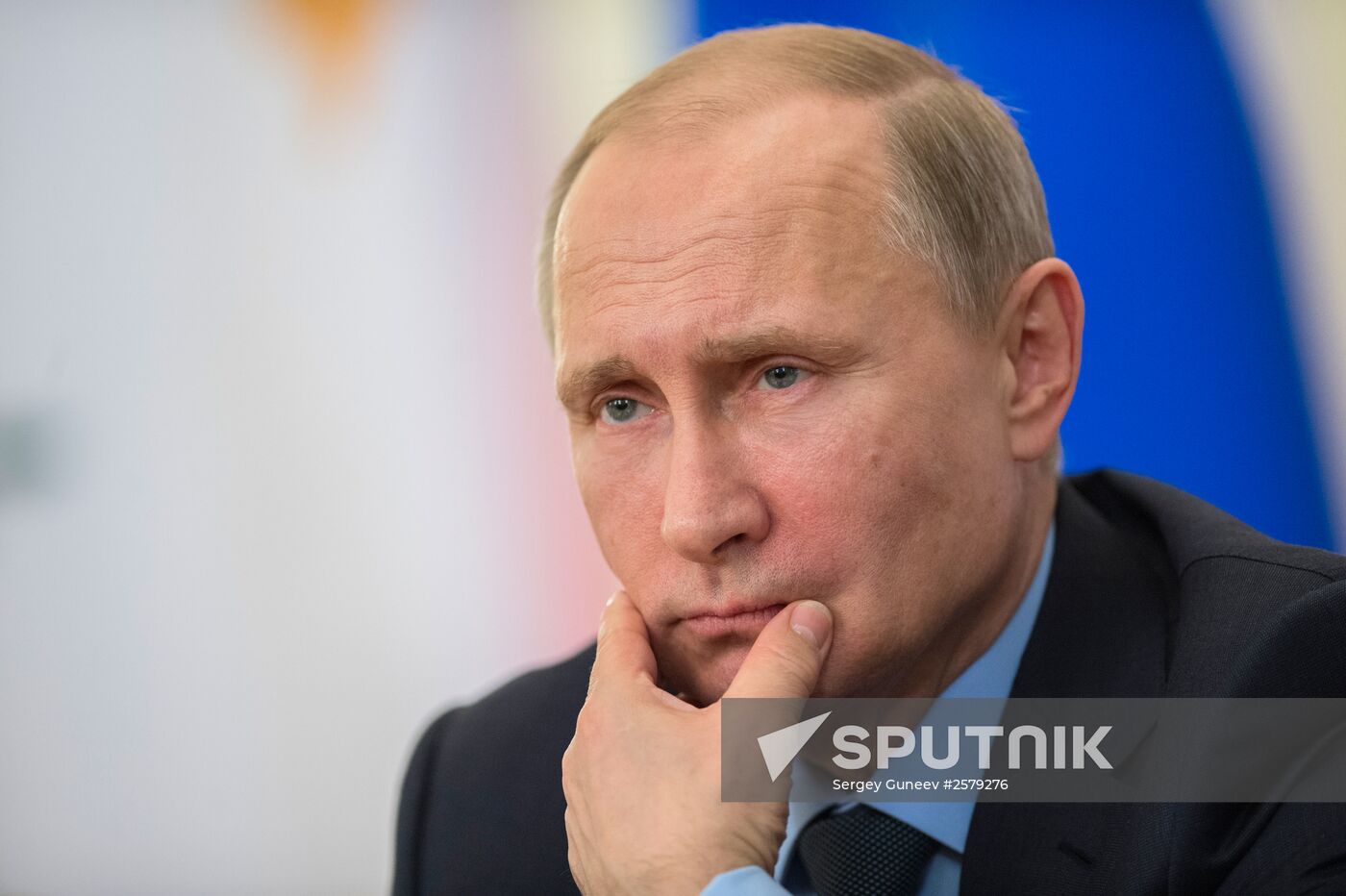 President Vladimir Putin holds Russian-Cypriot talks