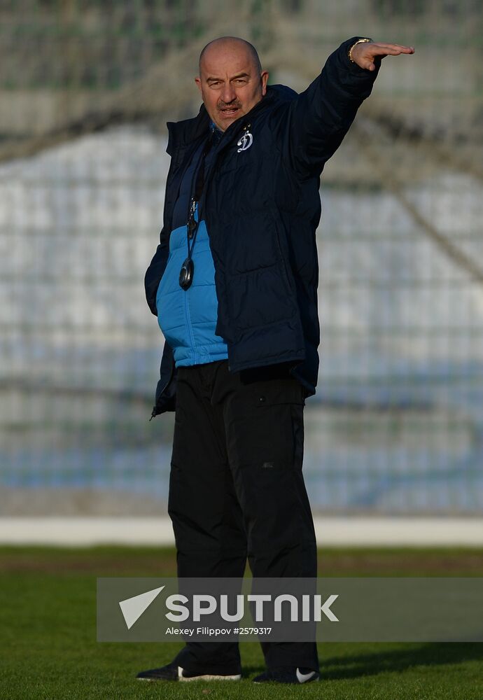UEFA Europa League. FC Dynamo Moscow holds training session