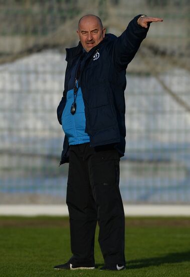 UEFA Europa League. FC Dynamo Moscow holds training session