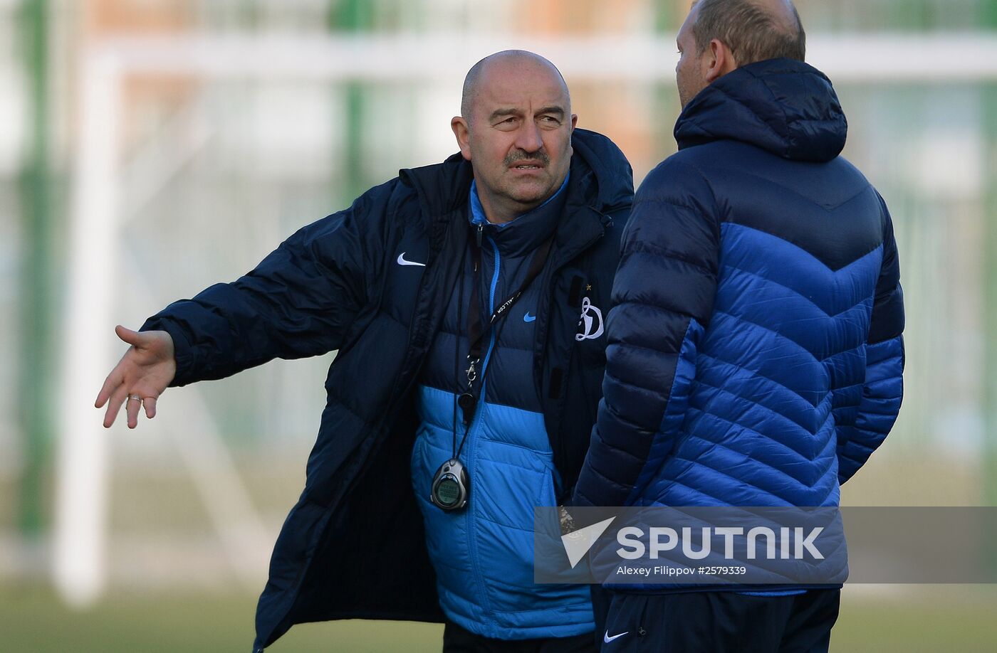 UEFA Europa League. FC Dynamo Moscow holds training session
