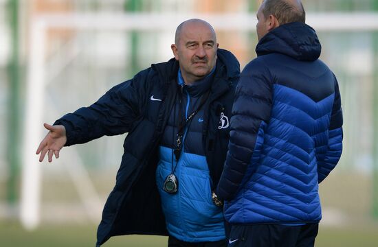 UEFA Europa League. FC Dynamo Moscow holds training session