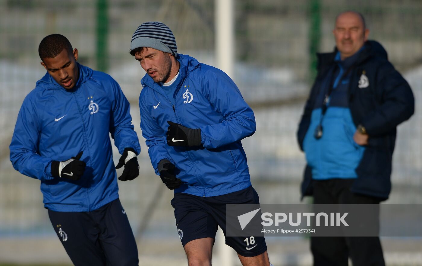 UEFA Europa League. FC Dynamo Moscow holds training session