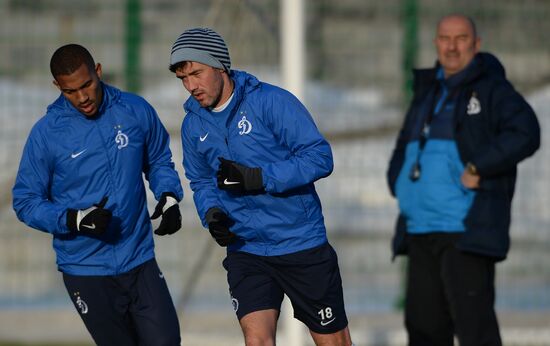 UEFA Europa League. FC Dynamo Moscow holds training session