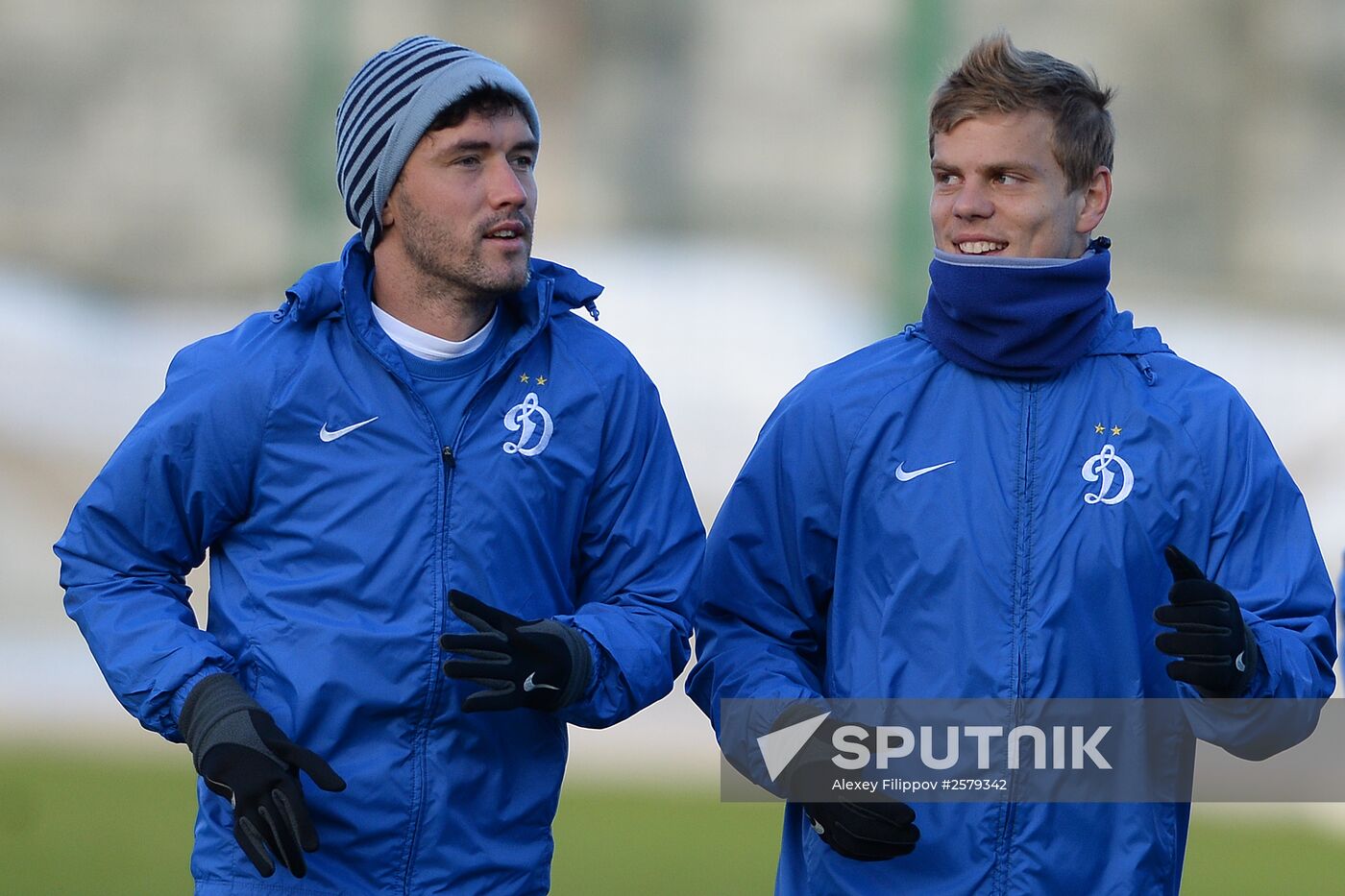 UEFA Europa League. FC Dynamo Moscow holds training session