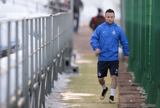 UEFA Europa League. FC Dynamo Moscow holds training session