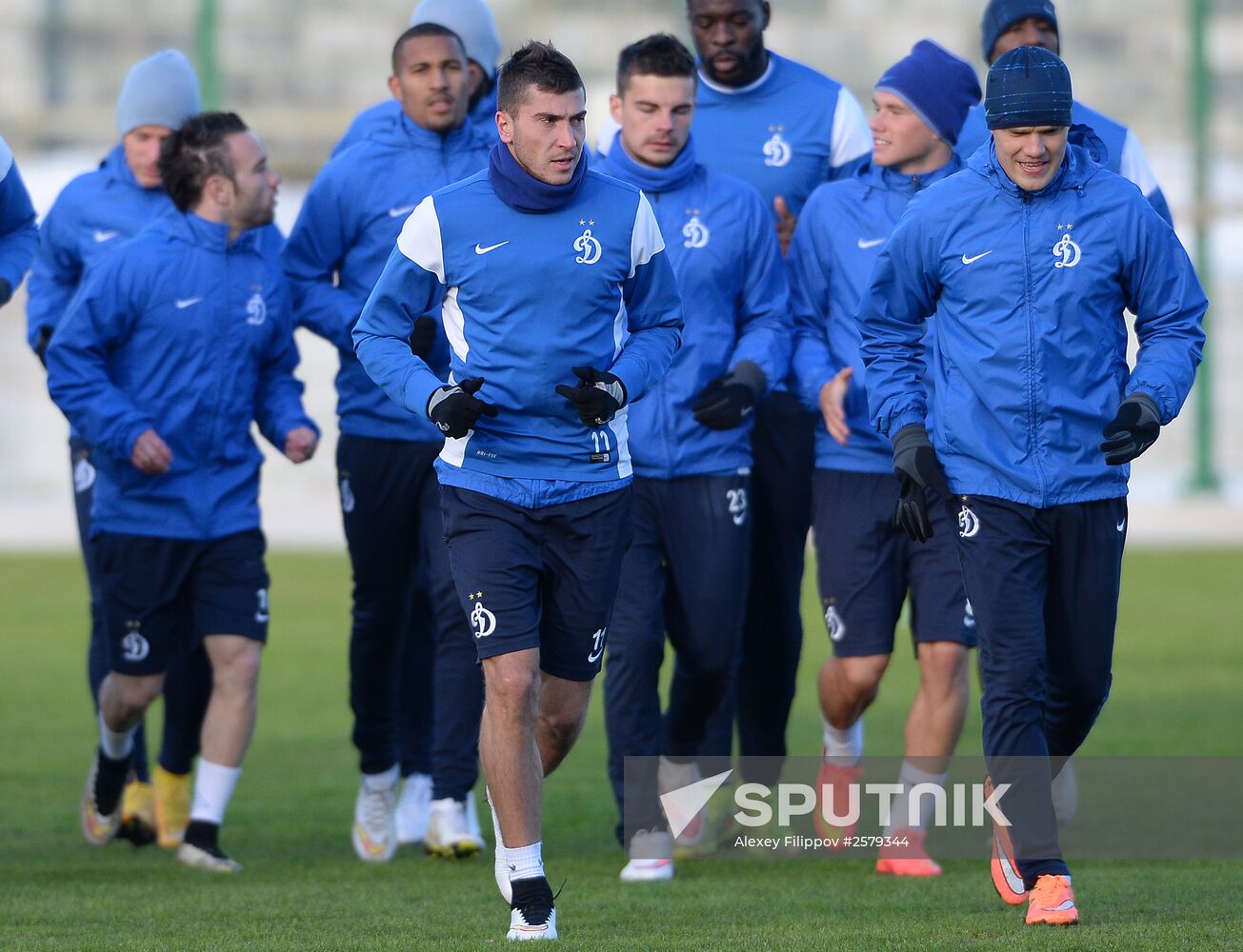 UEFA Europa League. FC Dynamo Moscow holds training session