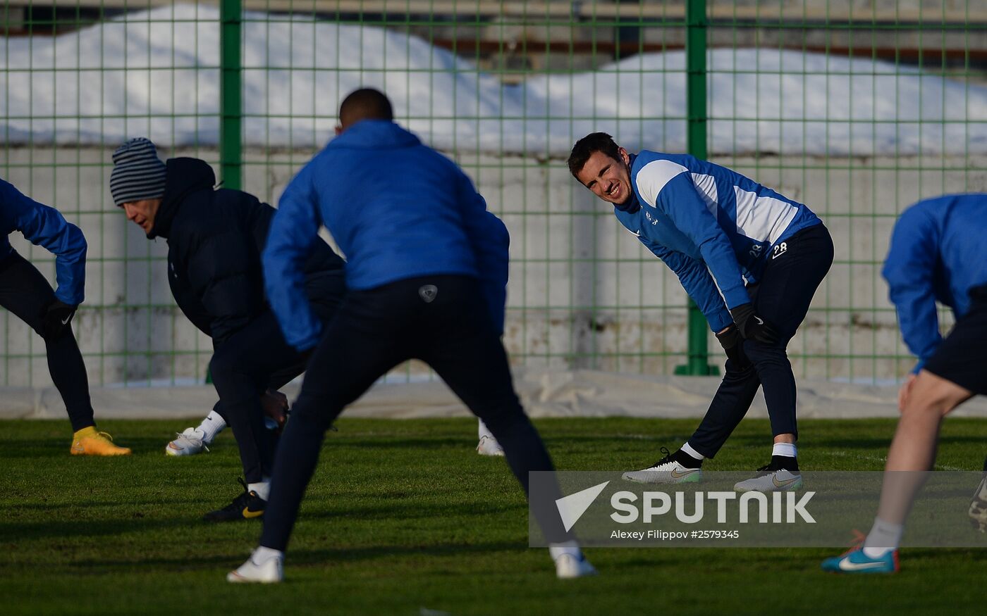 UEFA Europa League. FC Dynamo Moscow holds training session
