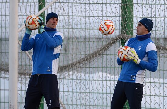 UEFA Europa League. FC Dynamo Moscow holds training session