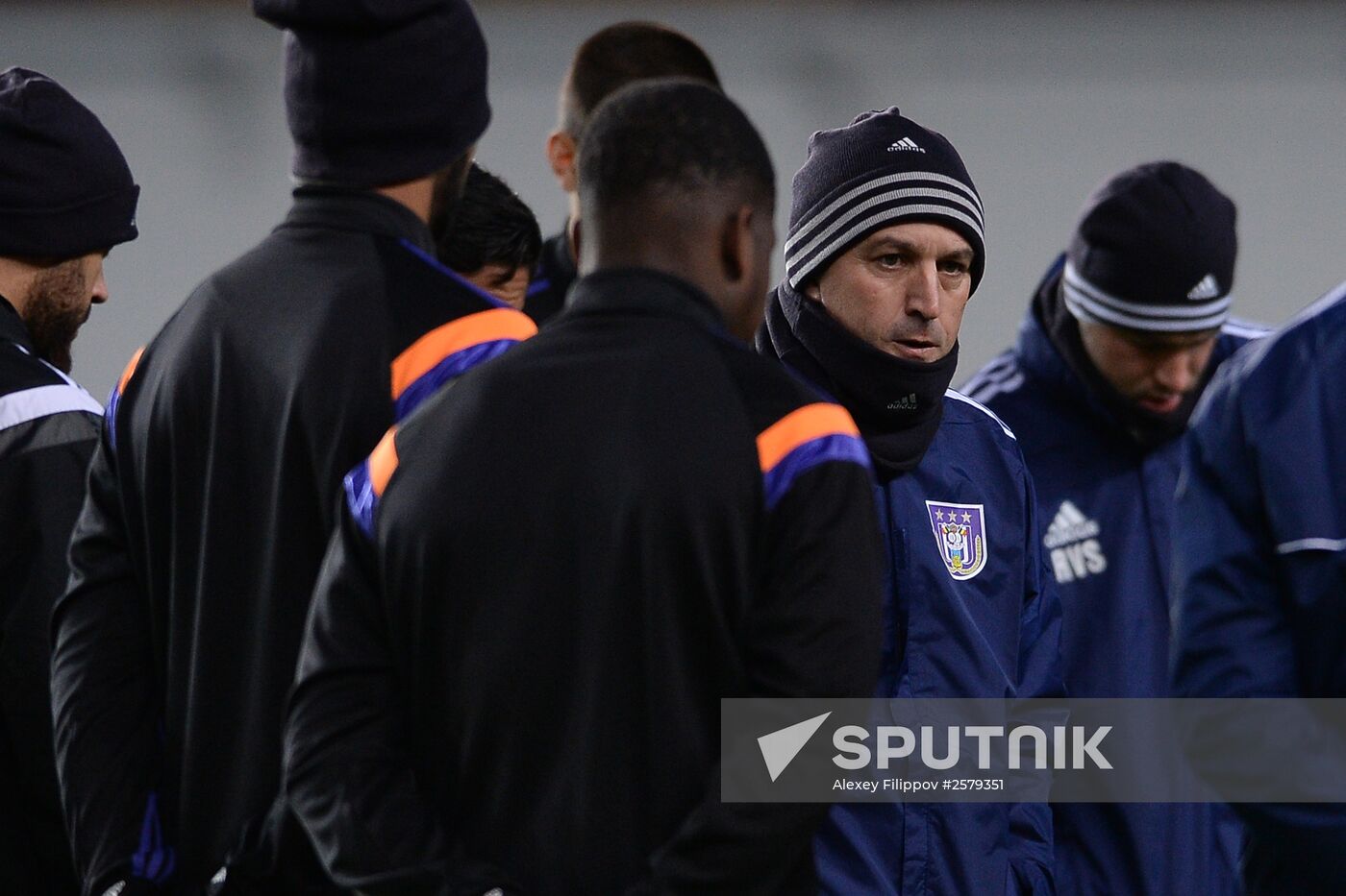 UEFA Europa League. FC Anderlecht holds training session