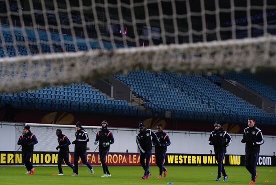 UEFA Europa League. FC Anderlecht holds training session
