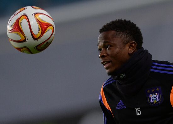 UEFA Europa League. FC Anderlecht holds training session