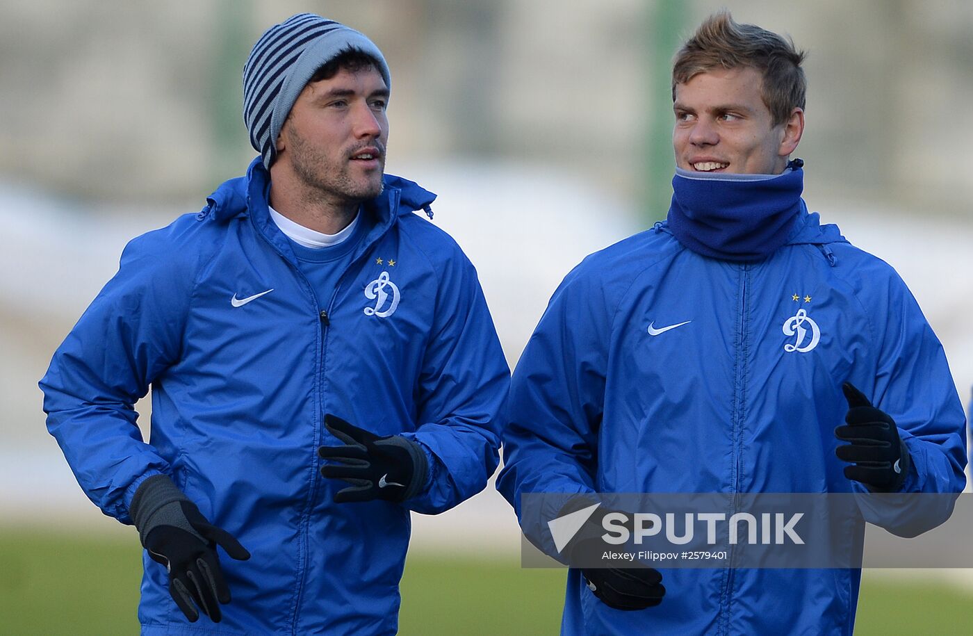 UEFA Europa League. FC Dynamo Moscow holds training session