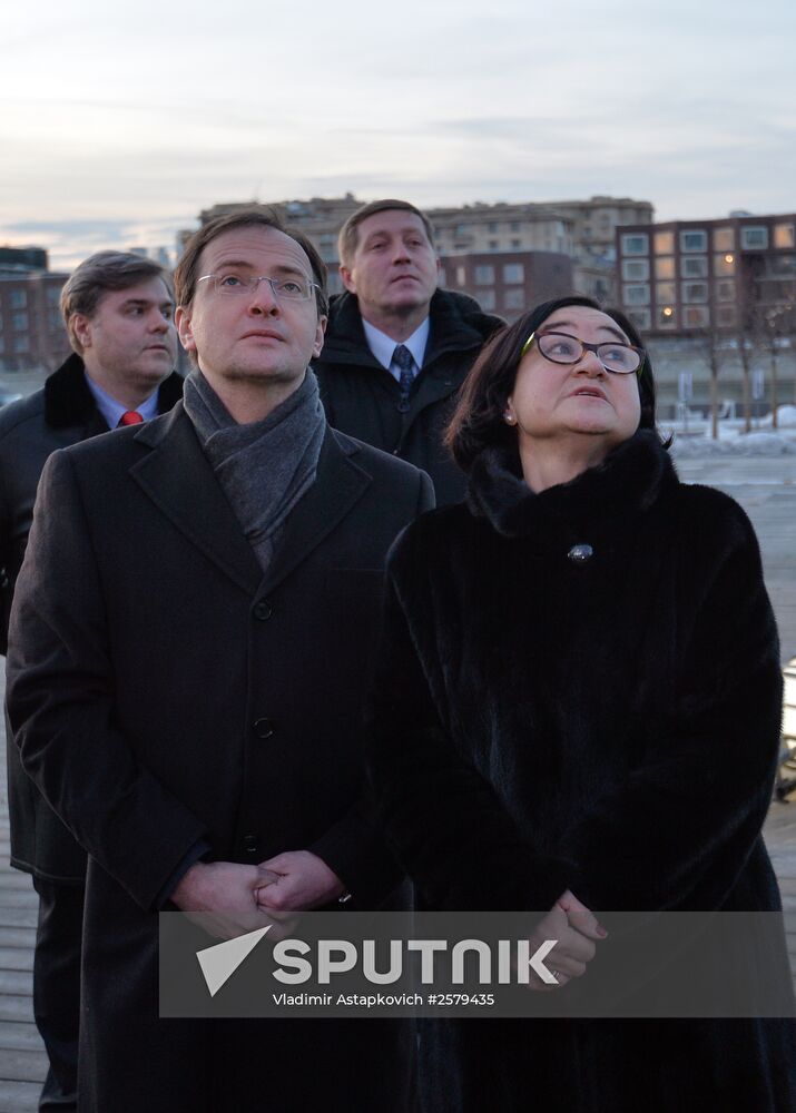 Multimedia exhibition of 20th century art on museum facades opens in Tretyakov Gallery